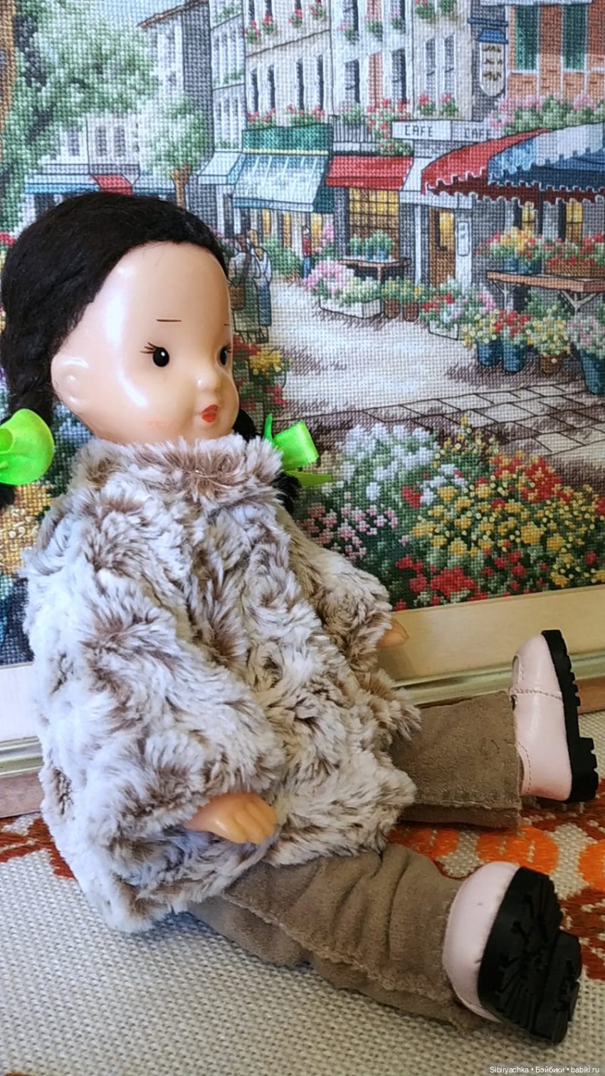 Новая шубка Юляшки — Советские винтажные куклы (СССР): Ленигрушка