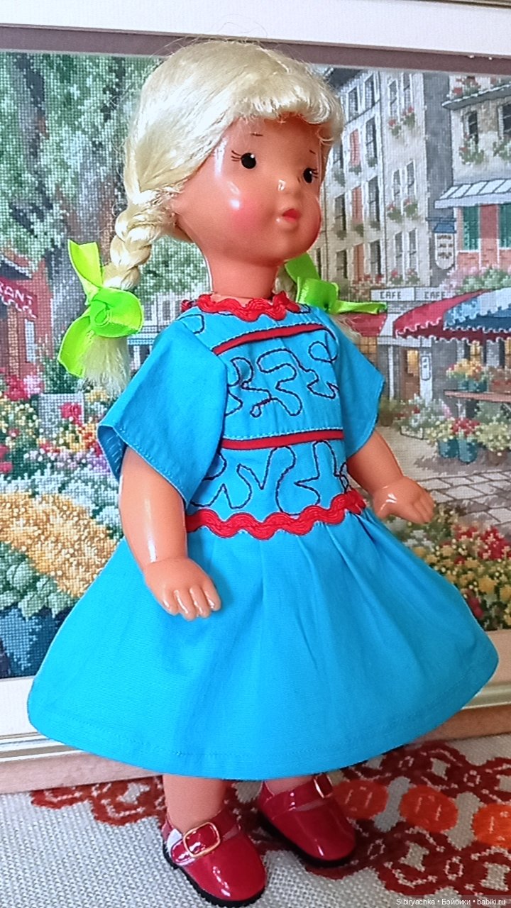 Новое платье Маришки — Советские винтажные куклы (СССР): Ленигрушка (фото 2)