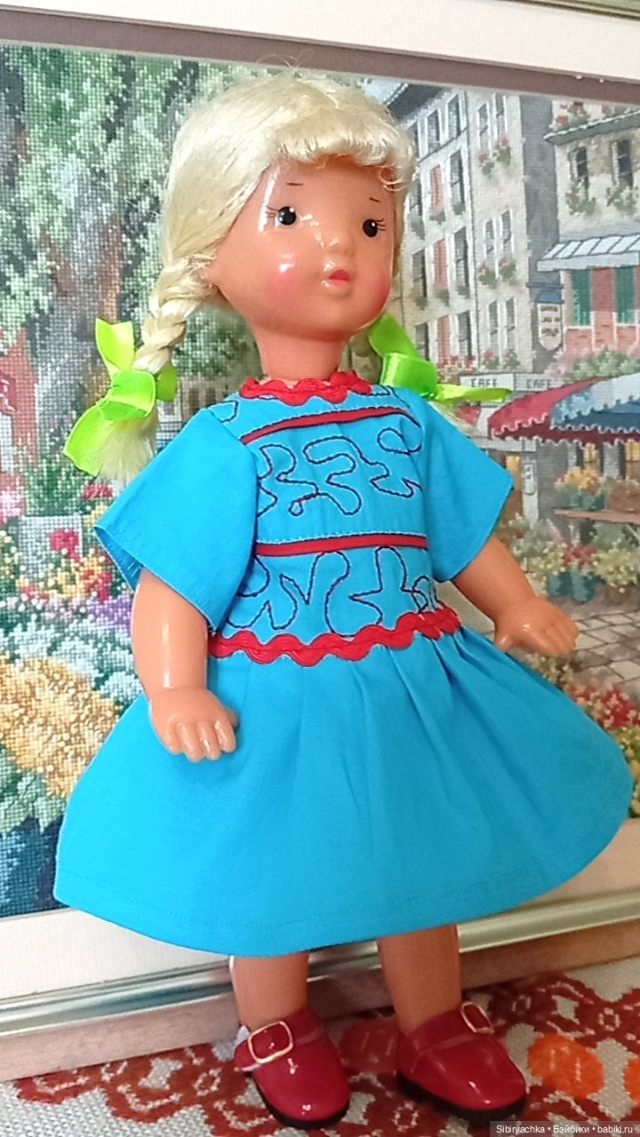 Новое платье Маришки — Советские винтажные куклы (СССР): Ленигрушка (фото 4)