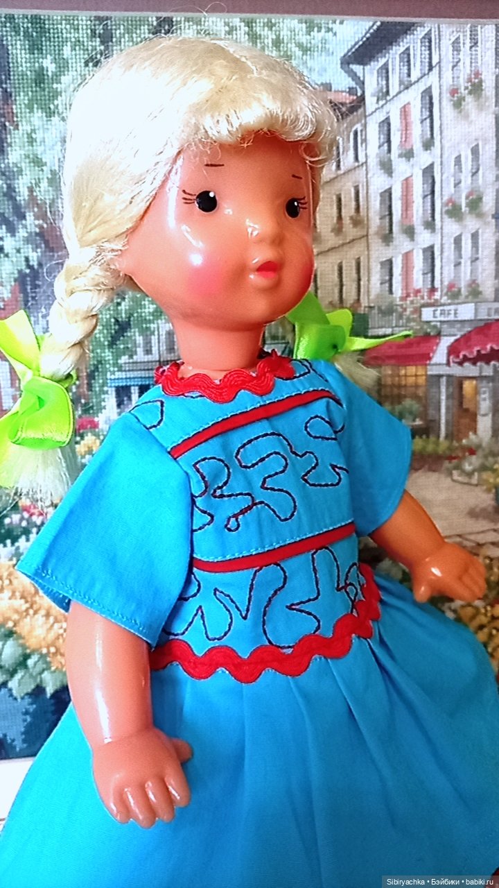 Новое платье Маришки — Советские винтажные куклы (СССР): Ленигрушка