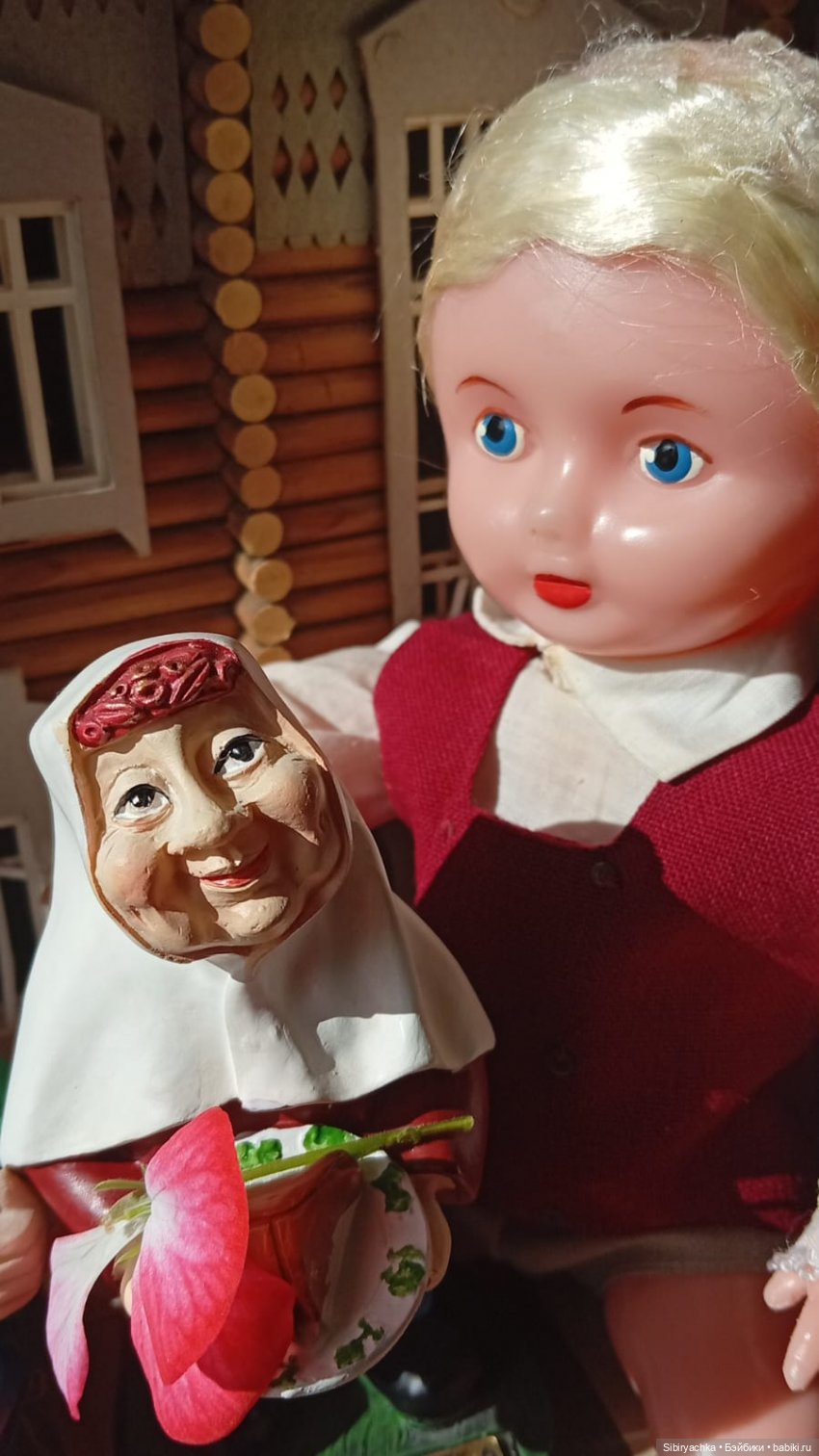 Юри в гостях у бабушки и дедушки