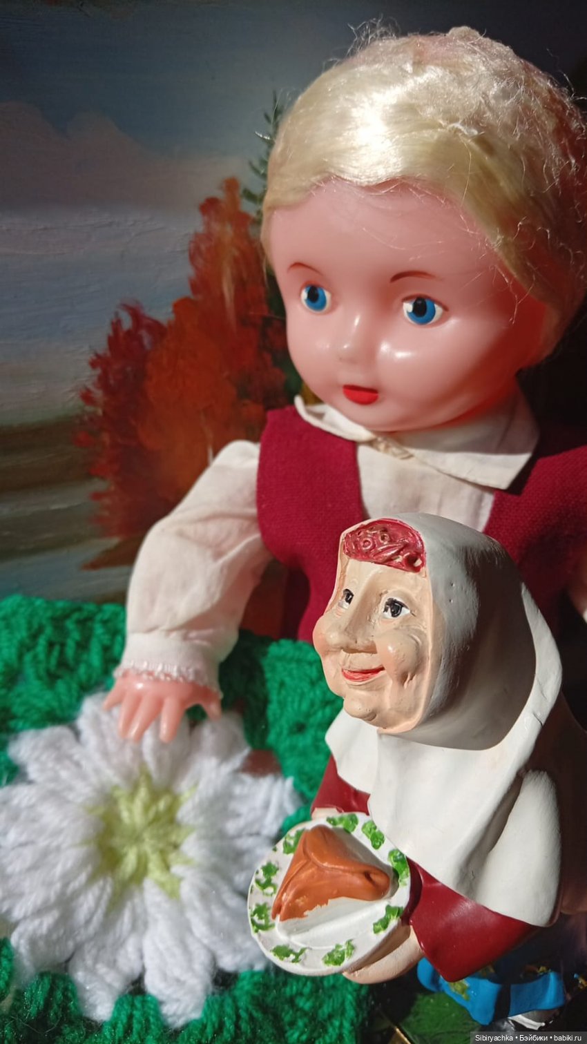 Юри в гостях у бабушки и дедушки
