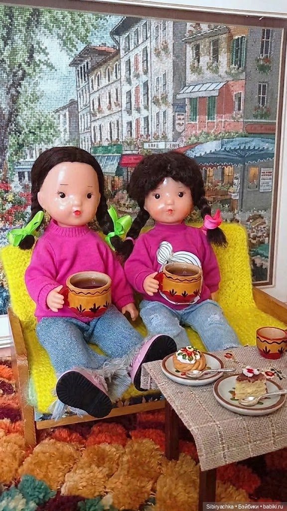 Утро Юляшки и Аришки — Советские винтажные куклы (СССР): Ленигрушка