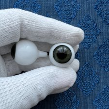 Антикварные глаза, живой взгляд, стекло Лауша - лот 3555 - 20/12 мм