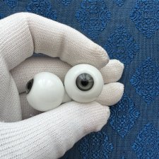 Антикварные глаза живой взгляд "папервейт" - лот 3607 - 22/9 мм