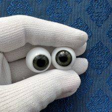 Антикварные глаза, живой взгляд, стекло Лауша - лот 3600 - 19/11 мм