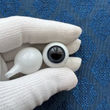 Антикварные глаза, живой взгляд, стекло Лауша - лот 3631 - 20/14 мм