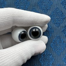 Антикварные глаза, живой взгляд, стекло Лауша - лот 3580 - 20/13мм