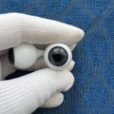 Антикварные глаза, живой взгляд, стекло Лауша - лот 3634 - 20/14 мм