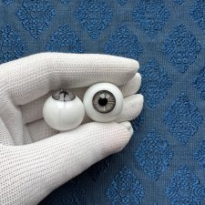 Антикварные глаза живой взгляд "папервейт" - П3 - 21/12 мм