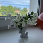 Редкая антикварная фигурка - вазочка - 6 см