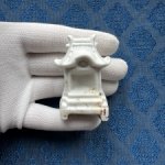 Антикварная фигурка - печка для кукольного домика - 5,5 см х 4 см