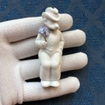 Антикварная фигурка с поворотной головой (ноддер) - 7,5 см