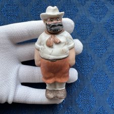 Антикварная фигурка с поворотной головой (ноддер) - 9,3 см