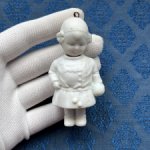 Антикварная фигурка с поворотной головой (ноддер) - 8 см