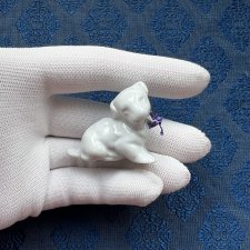 Антикварная фигурка тигренок - 3,5 см х 4,2 см