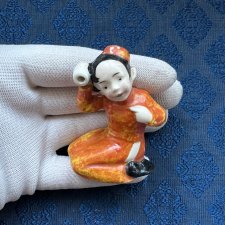 Антикварная фигурка - держатель таймера для варки яиц - 6,5 см