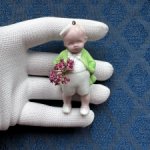 Антикварная фигурка с поворотной головой (ноддер) - 7,4 см (2)