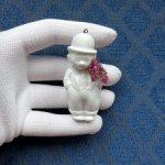 Антикварная фигурка с поворотной головой (ноддер) - 6,6 см