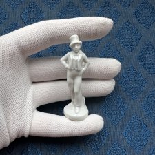 Антикварная фигурка - держатель для визитки (?) - 6,6 см