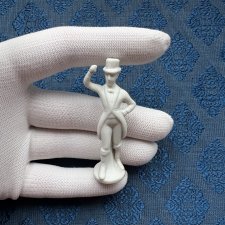 Антикварная фигурка - Укротитель тигров ))) - 6,2 см