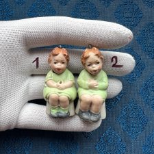 Антикварная фигурка с поворотной головой (ноддер) - 4,8 см