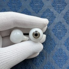 Антикварные глаза, живой взгляд, стекло Лауша - К5- 20/9 мм