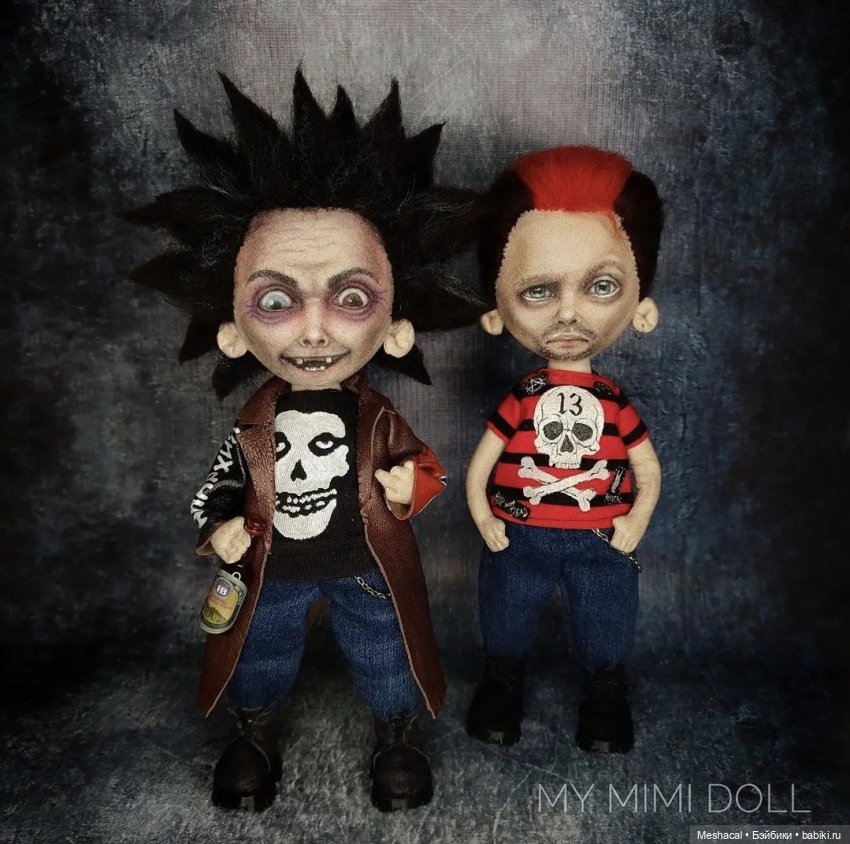 Солистов группы КиШ я сделала ,если не ошибаюсь, 5 или 6 кукол ))