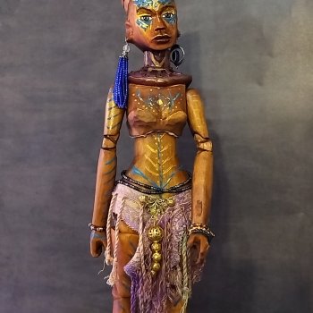 Жрица. Вторая работа из коллекции "сны об Африке"