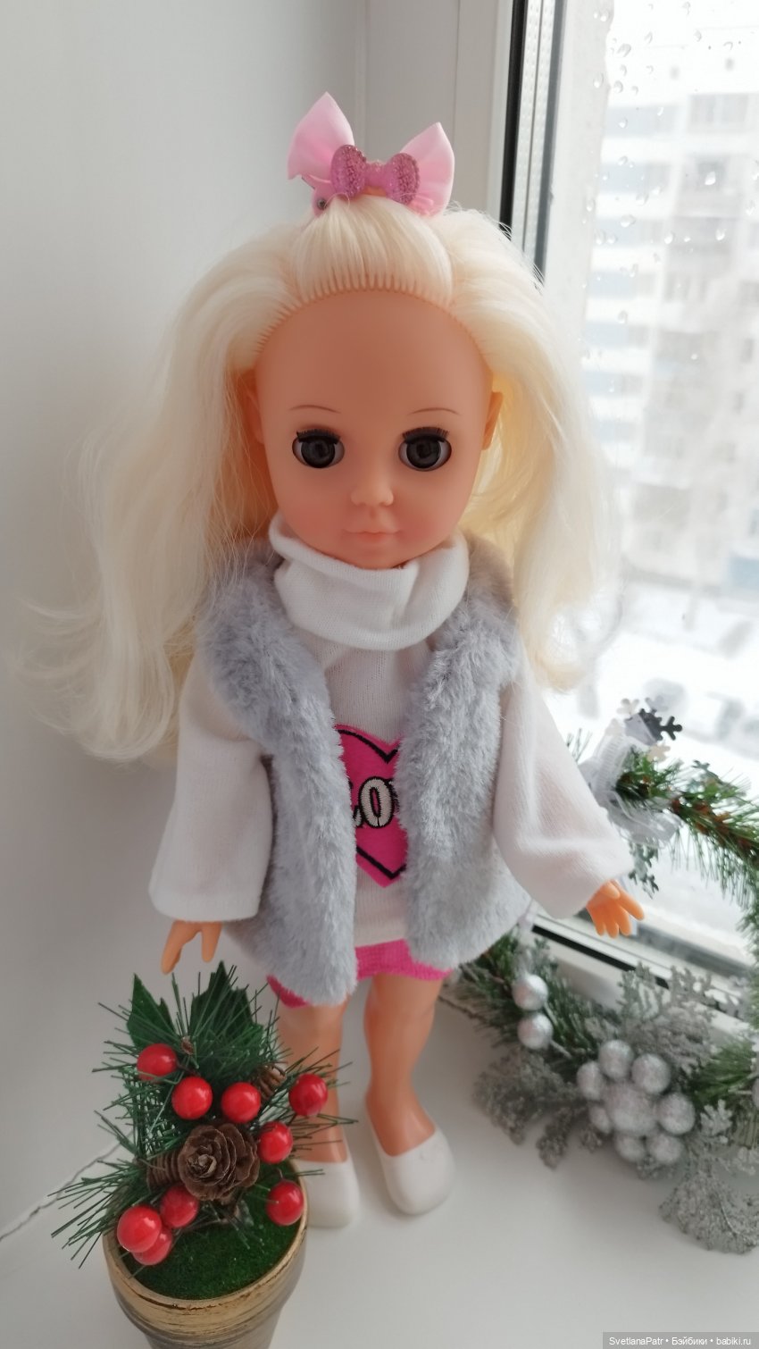Мила и Эля готовятся к Новому году. Куклы фабрики "Весна"