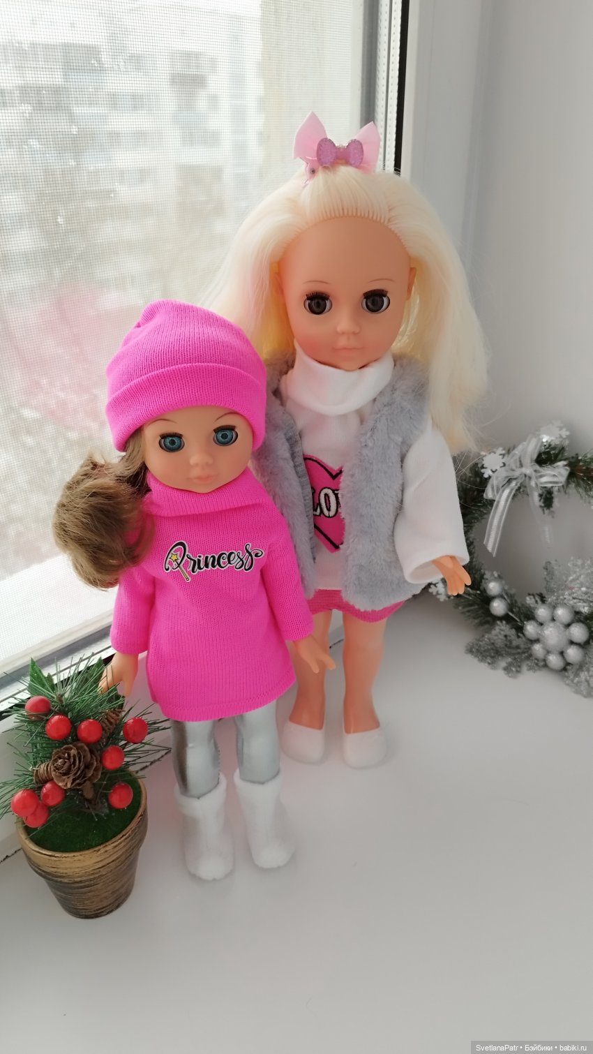 Мила и Эля готовятся к Новому году. Куклы фабрики "Весна" (фото 5)