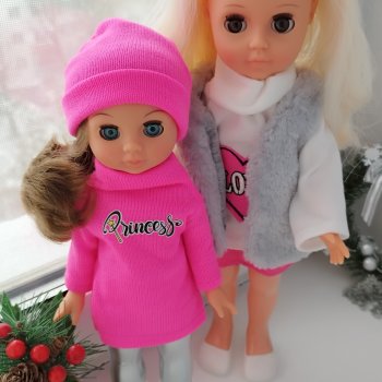 Мила и Эля готовятся к Новому году. Куклы фабрики "Весна"