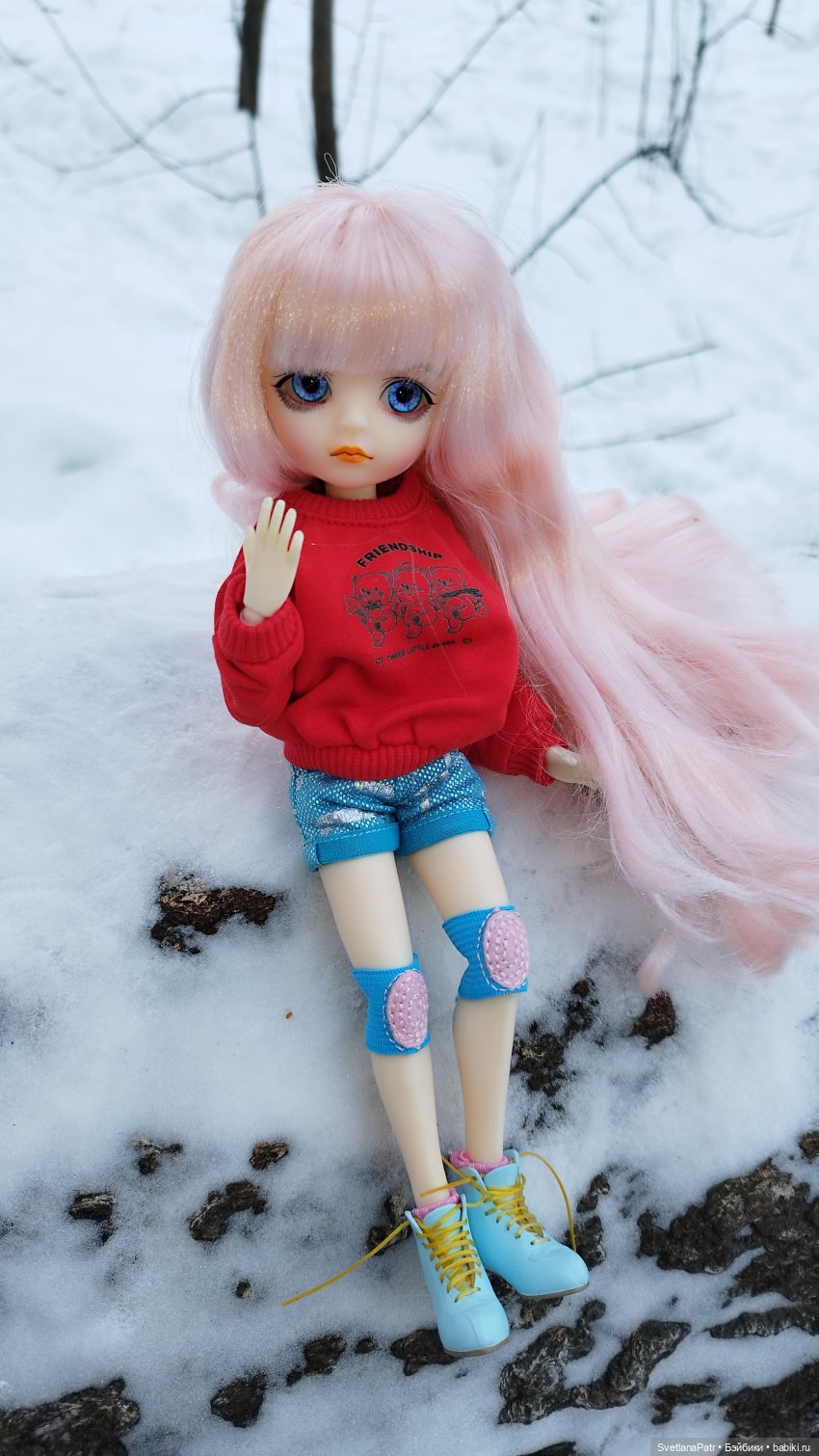 Зимняя прогулка и небольшая фотосессия в Рождество (фото 7)