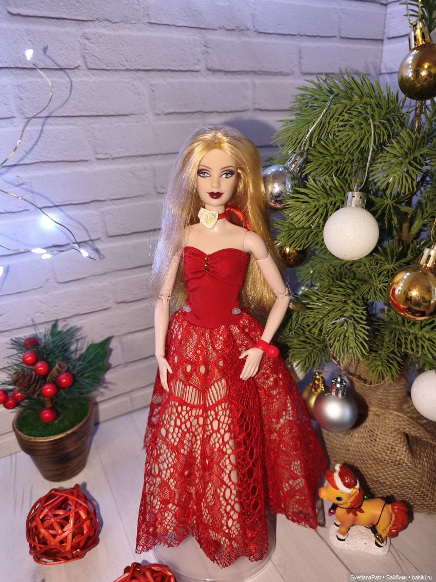 Поздравляю с Новым годом — Куклы Barbie (Барби): Looks (фото 8)