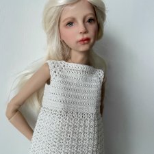 Паричок блонд для девочек Натальи Петровой 30см