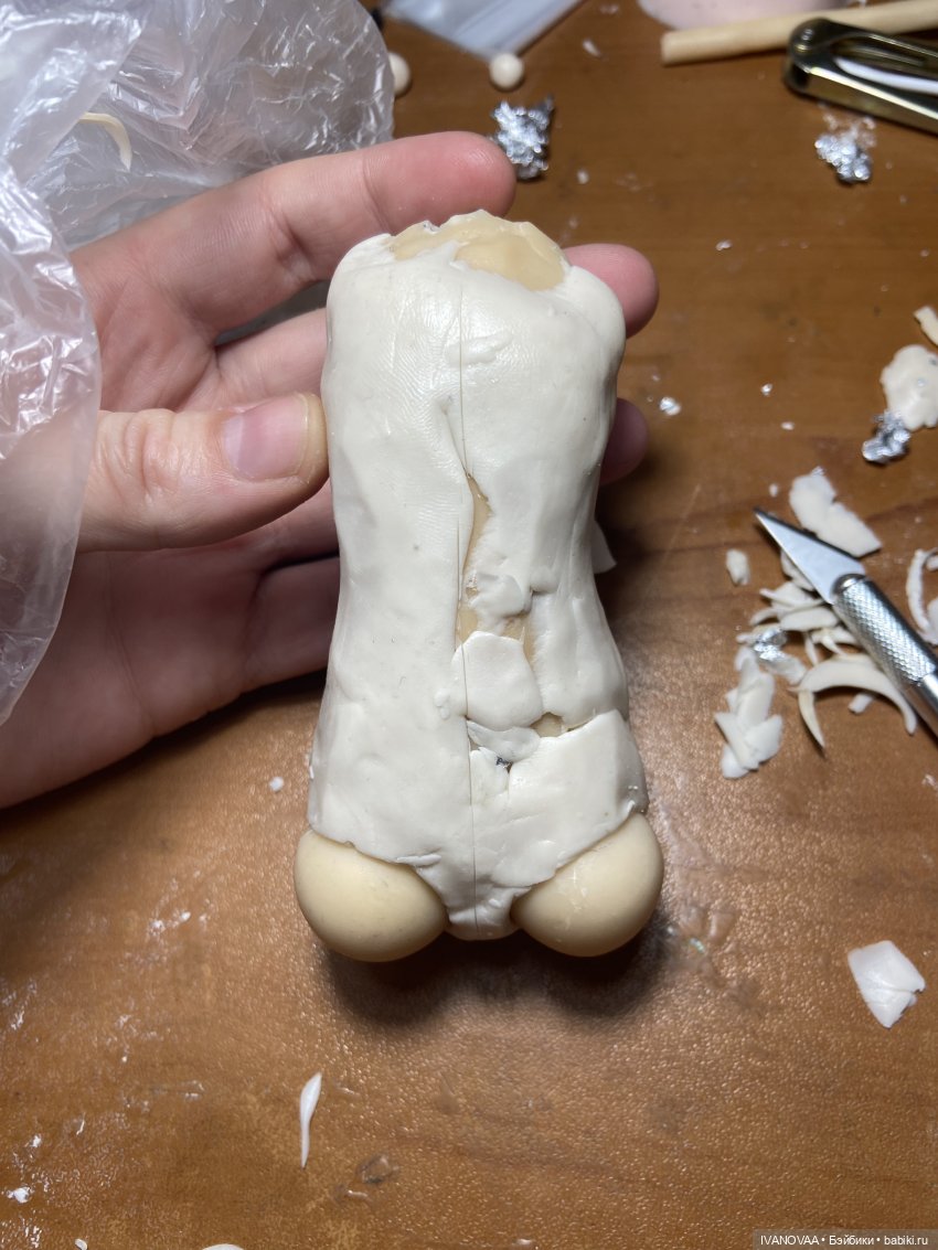 Создание шарнирной куклы. День 4 - Все пропало - Или не все (фото 4)