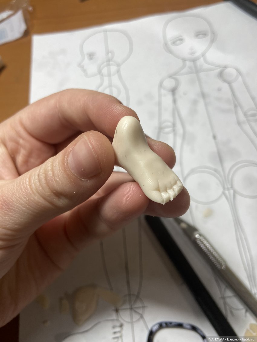 Создание шарнирной куклы - День 8, 9, 10, 11 (фото 2)