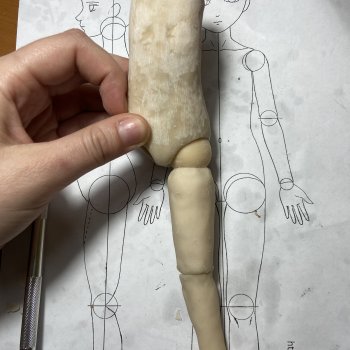 Создание шарнирной куклы - День 8, 9, 10, 11