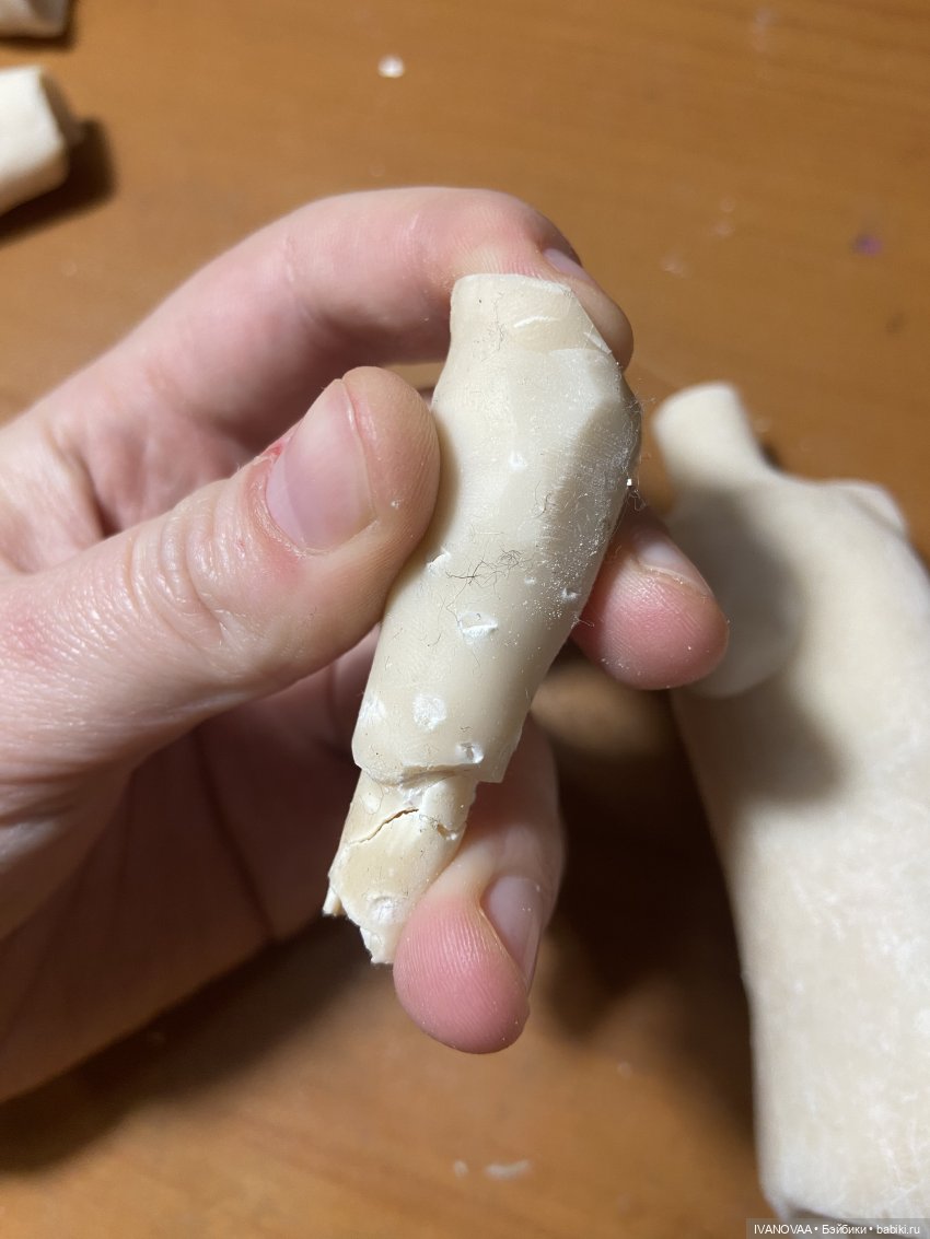 Создание шарнирной куклы - День 18, 19. Лепим локти - Мысли о голове (фото 2)