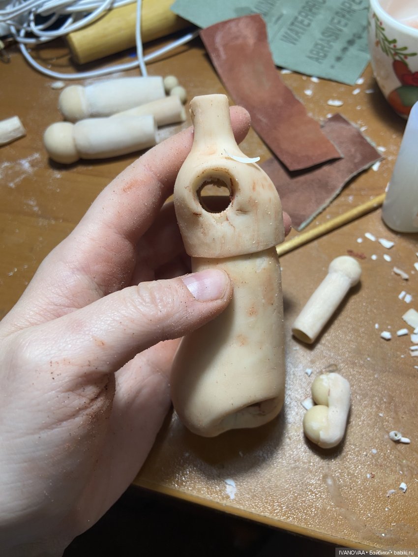 Создание шарнирной куклы. День 25. Шлифовка (фото 3)