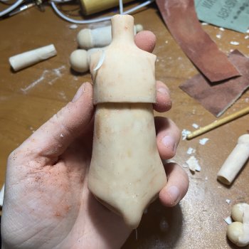 Создание шарнирной куклы. День 25. Шлифовка