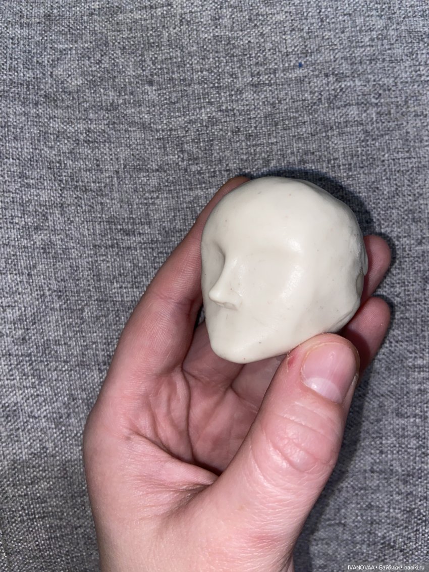 Создание шарнирной куклы. День 27, 28. Страсти по голове - Почему молд получился плохо (фото 3)