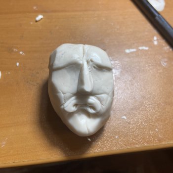 Создание шарнирной куклы. День 29, 30. Удача меня покинула. Лепка головы по туториалу