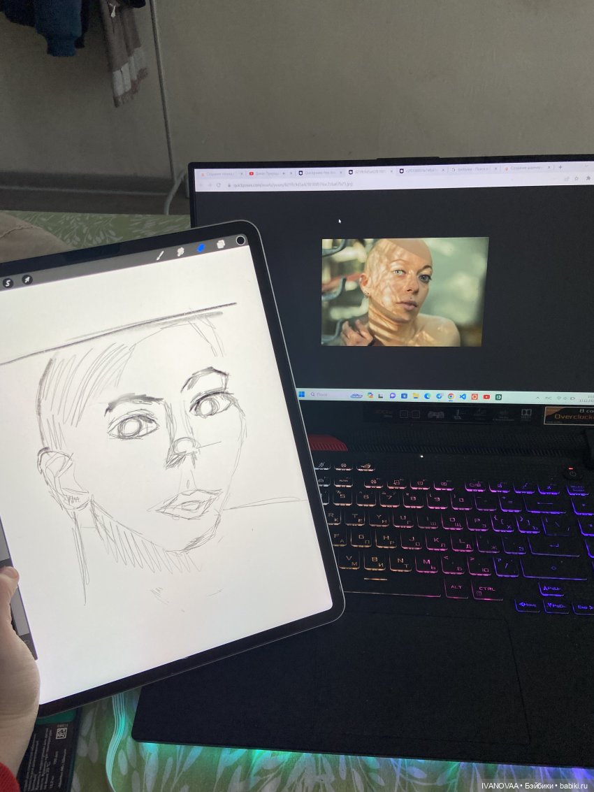 Создание шарнирной куклы. День 42. Леплю новую голову, и КАКАЯ НЕУДАЧА. Давайте учиться рисовать! 🎨 | Бэйбики Создание шарнирной куклы. День 42. Леплю новую голову, и КАКАЯ НЕУДАЧА. Давайте учиться рисовать! 🎨 (фото 6)