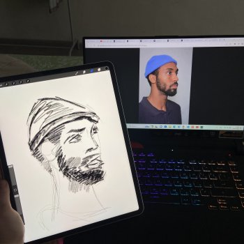 Создание шарнирной куклы. День 42. Леплю новую голову, и КАКАЯ НЕУДАЧА. Давайте учиться рисовать! 🎨