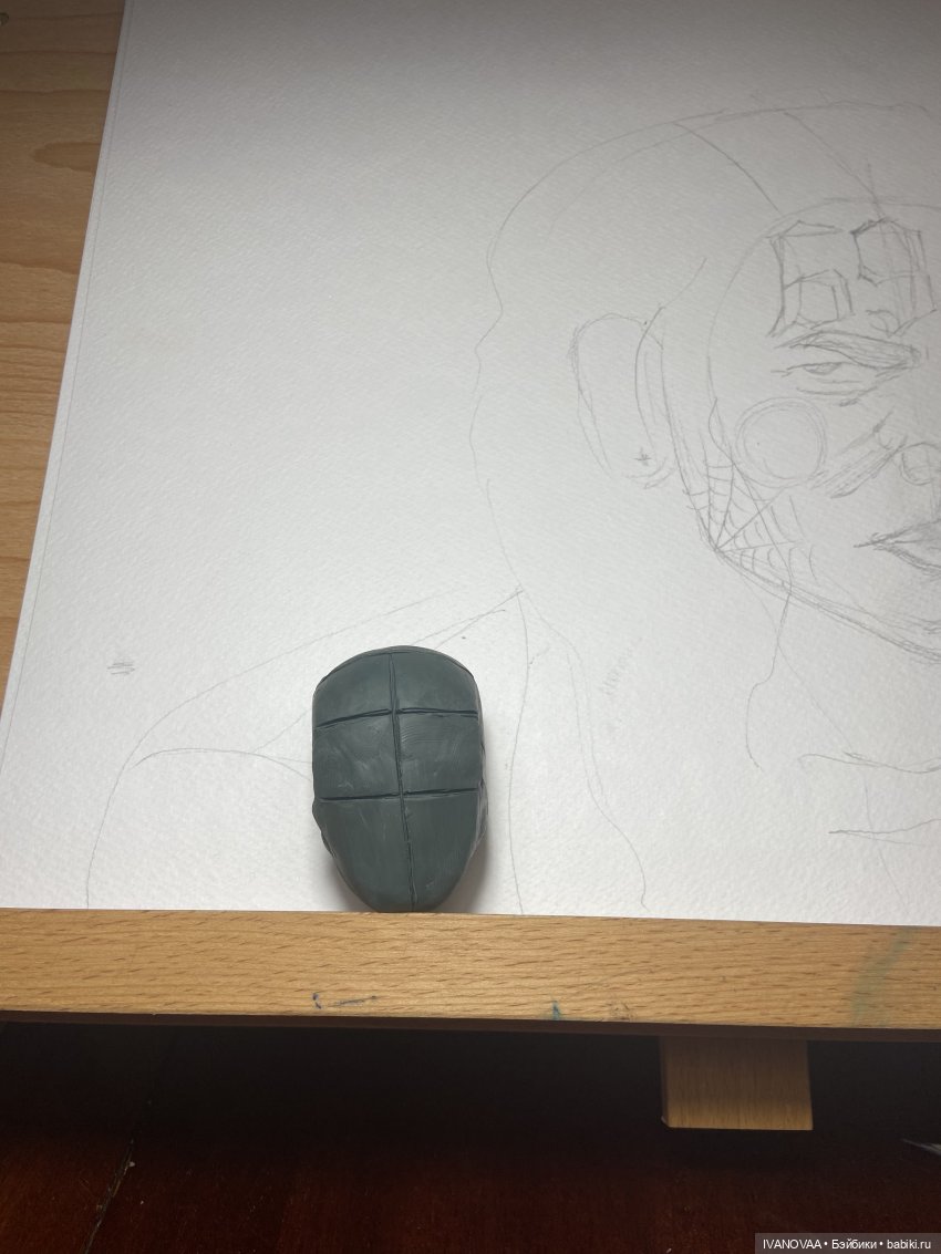 Создание шарнирной куклы. День 46. Новые глаза и веки (фото 7)