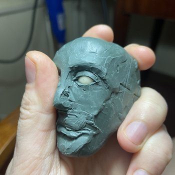 Создание шарнирной куклы. День 46. Новые глаза и веки