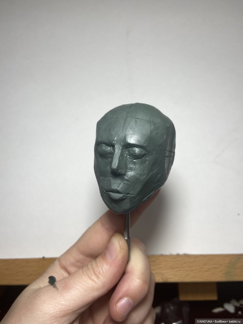 Создание шарнирной куклы. День 47, 48. Успехи в голове. Как теперь будут выходить топики. Уши из пластилина, что заказала,