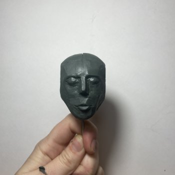 Создание шарнирной куклы. День 47, 48. Успехи в голове. Как теперь будут выходить топики. Уши из пластилина, что заказала, что слепила