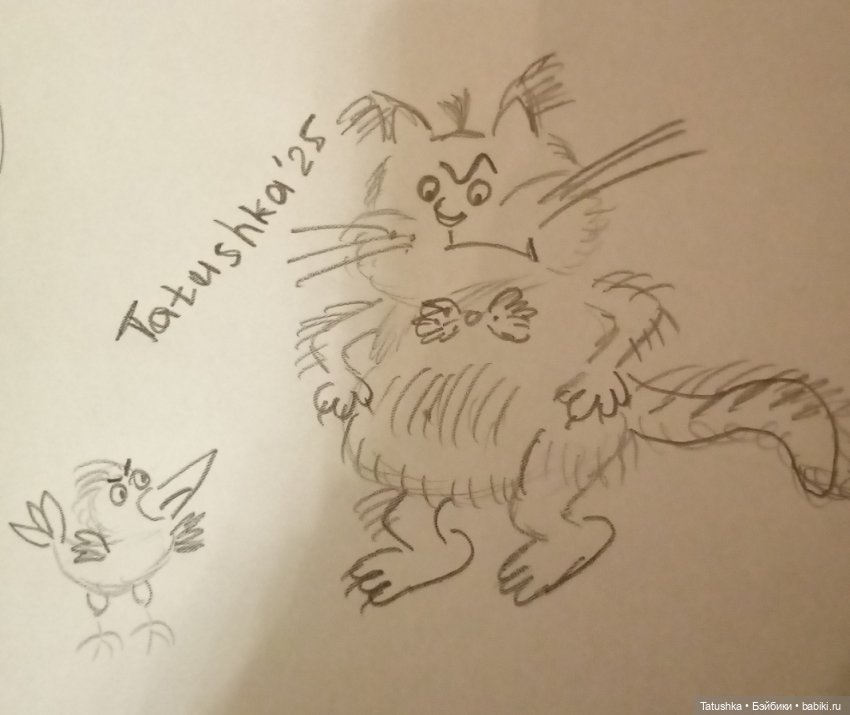 Из жизни кота😼🙀😸 — Рисование и арт: скетчи (фото 3)